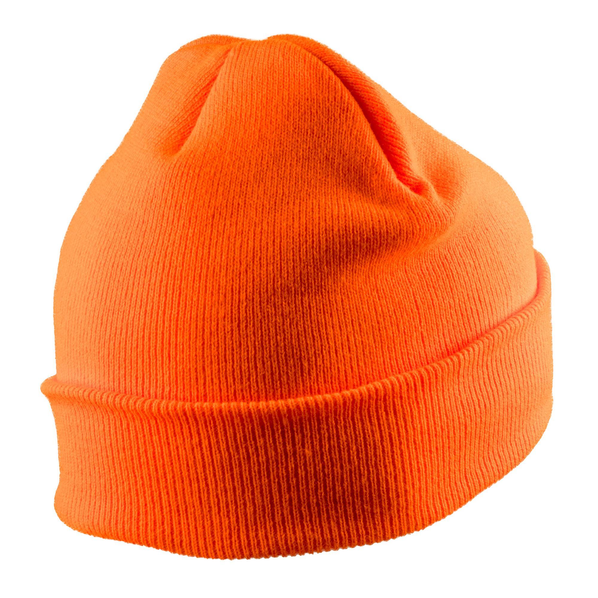 Bonnet D'hiver Imprimé Thinsulate Unisexe Adulte (Orange Fluo) 2/3