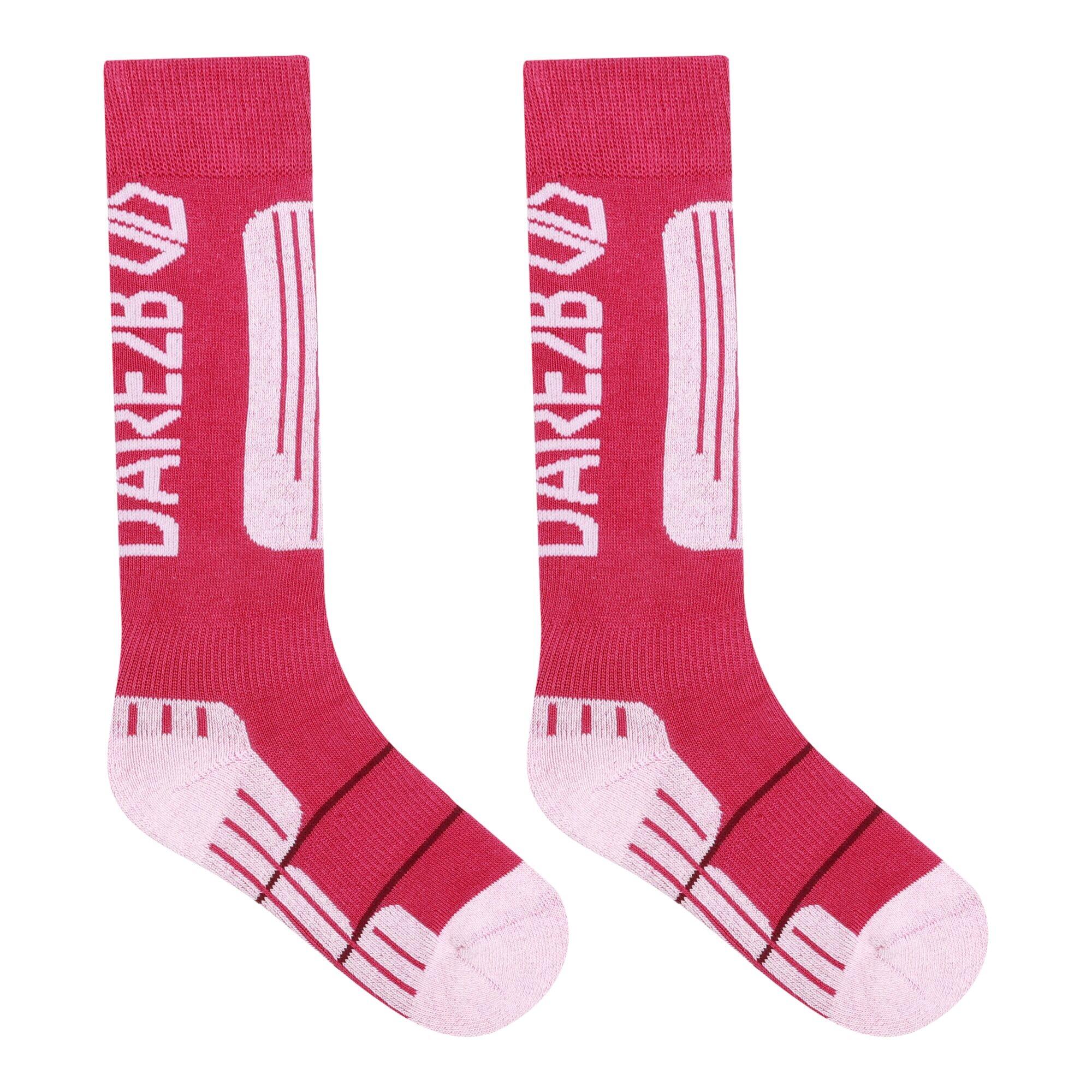 Dare 2b - Chaussettes De Ski Enfant (rose Baie / Rose Cristal) - Chaussettes - Rose - 23 - Decathlon