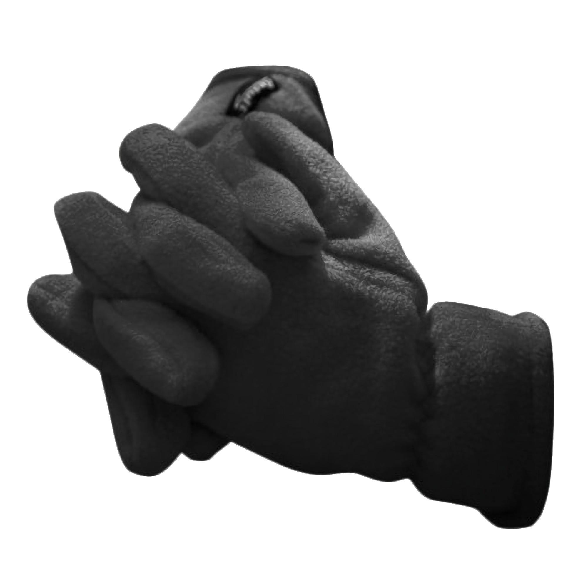 Gants Polaires Thermiques Antiboulochage Adulte Unisexe (Noir) 2/3