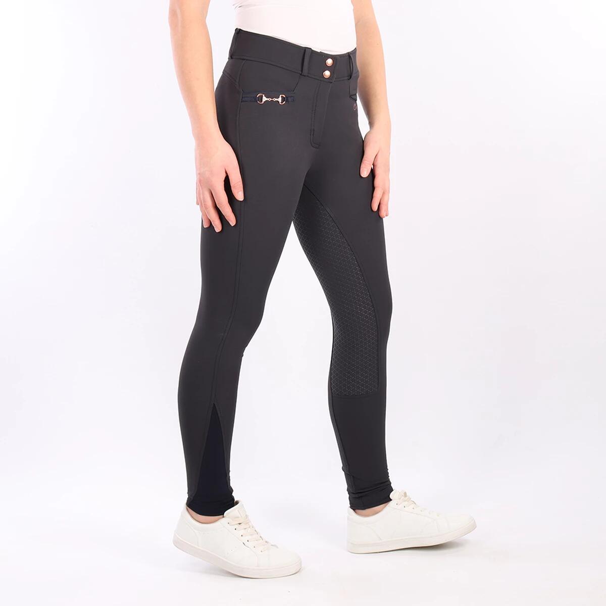 Rijbroek Montar Molly Full Grip Donkerblauw 3/7