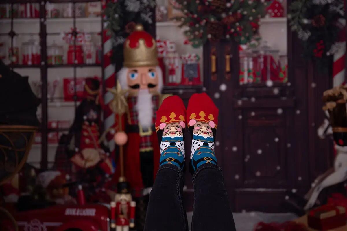 Sosete bumbac de Craciun Arty Socks NUTCRACKER 3/6