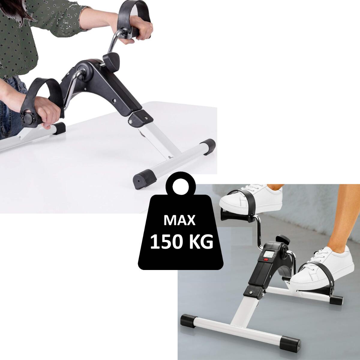 Mini Pédalier d'Appartement Bras et Jambes Résistance Réglable FF 7/7