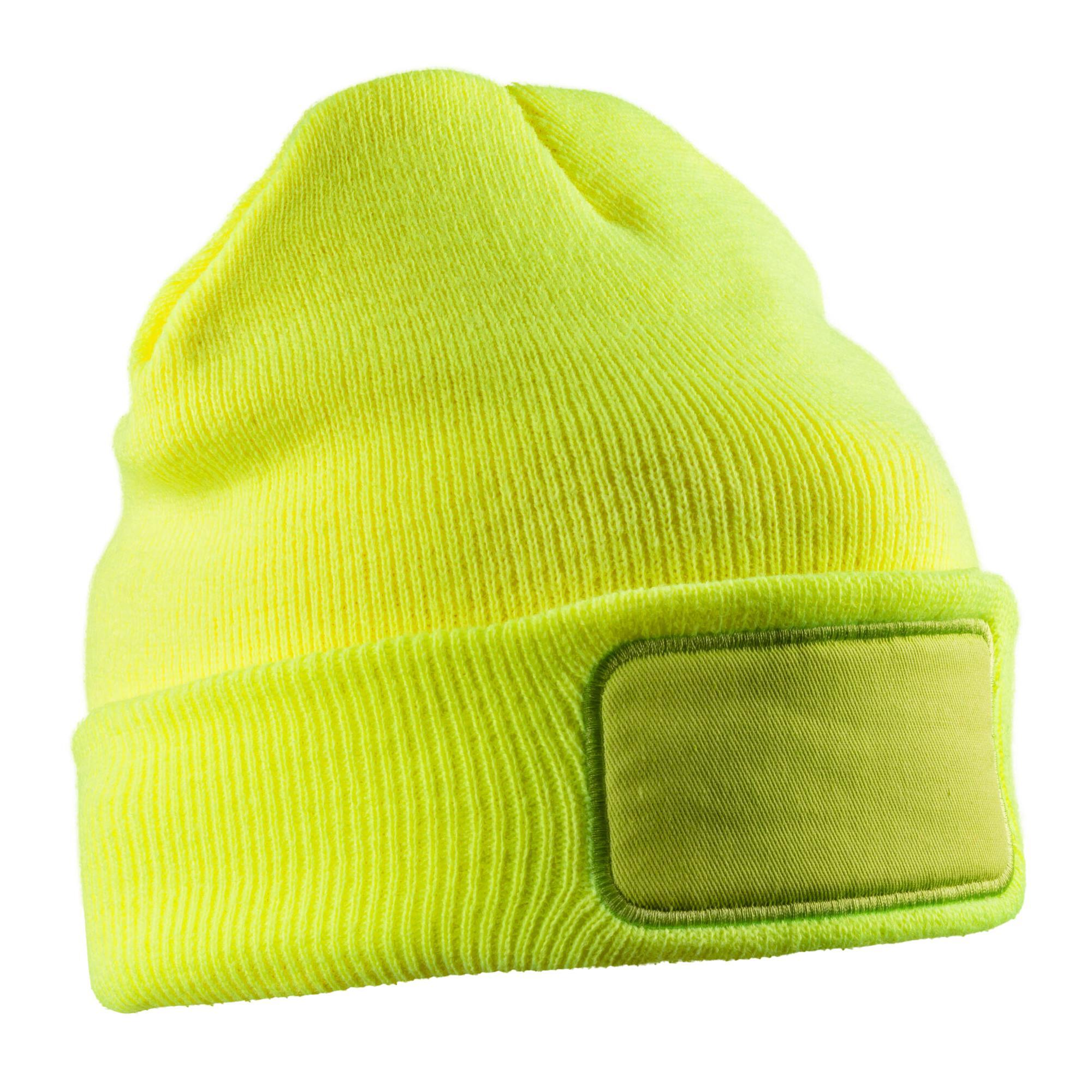 RESULT Uniseks Volwassene Thinsulate Bedrukbare Wintermuts (Fluorescerend Geel)