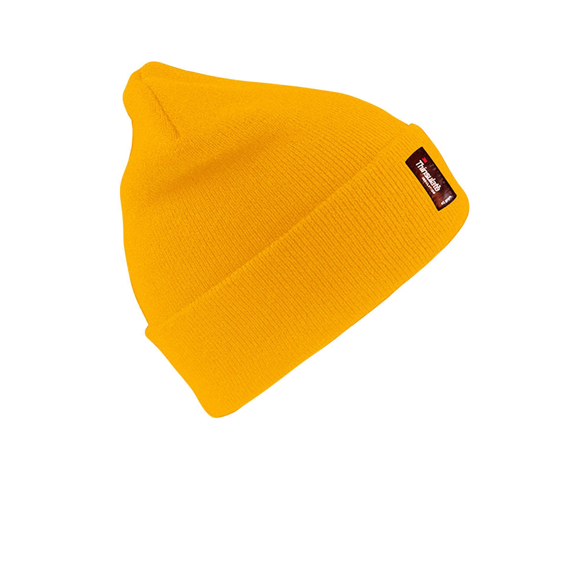 Bonnet Tricoté Thinsulate (3M 40g) Adulte Unisexe (Orange Fluo) 2/3