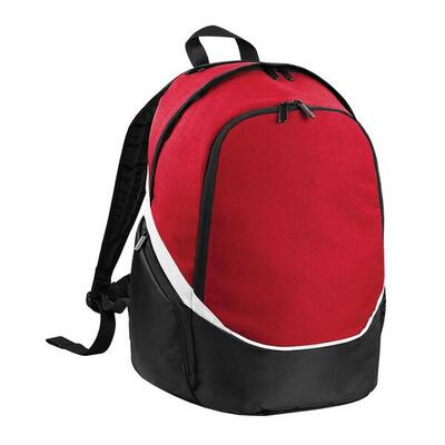 Pro team rugzak / rugzak (17 liter) (klassiek rood/zwart/wit)