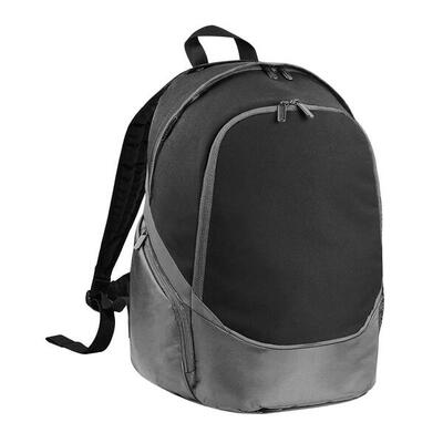 Pro team rugzak / rugzak (17 liter) (zwart / grijs)