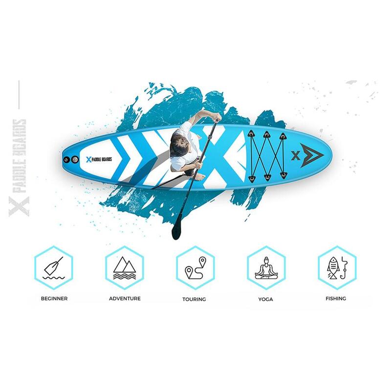 Paddle Gonflable Pack Complet 335 x 84 x 15 cm convertible kayak