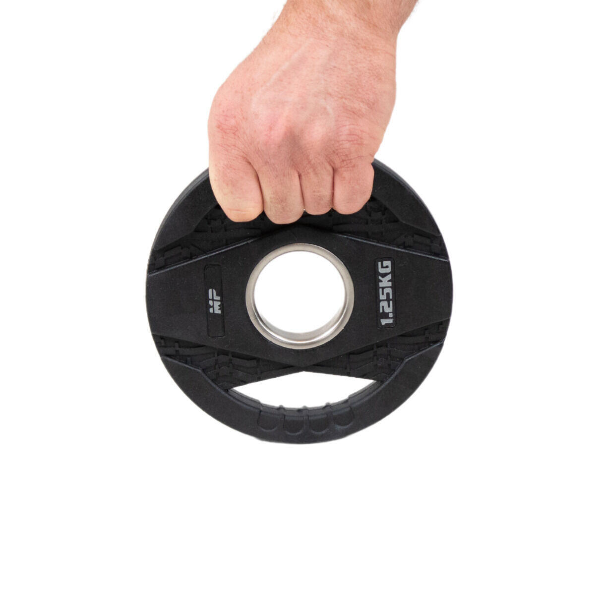 Disco de peso com pegas - Borracha - 1,25 kg 2/4