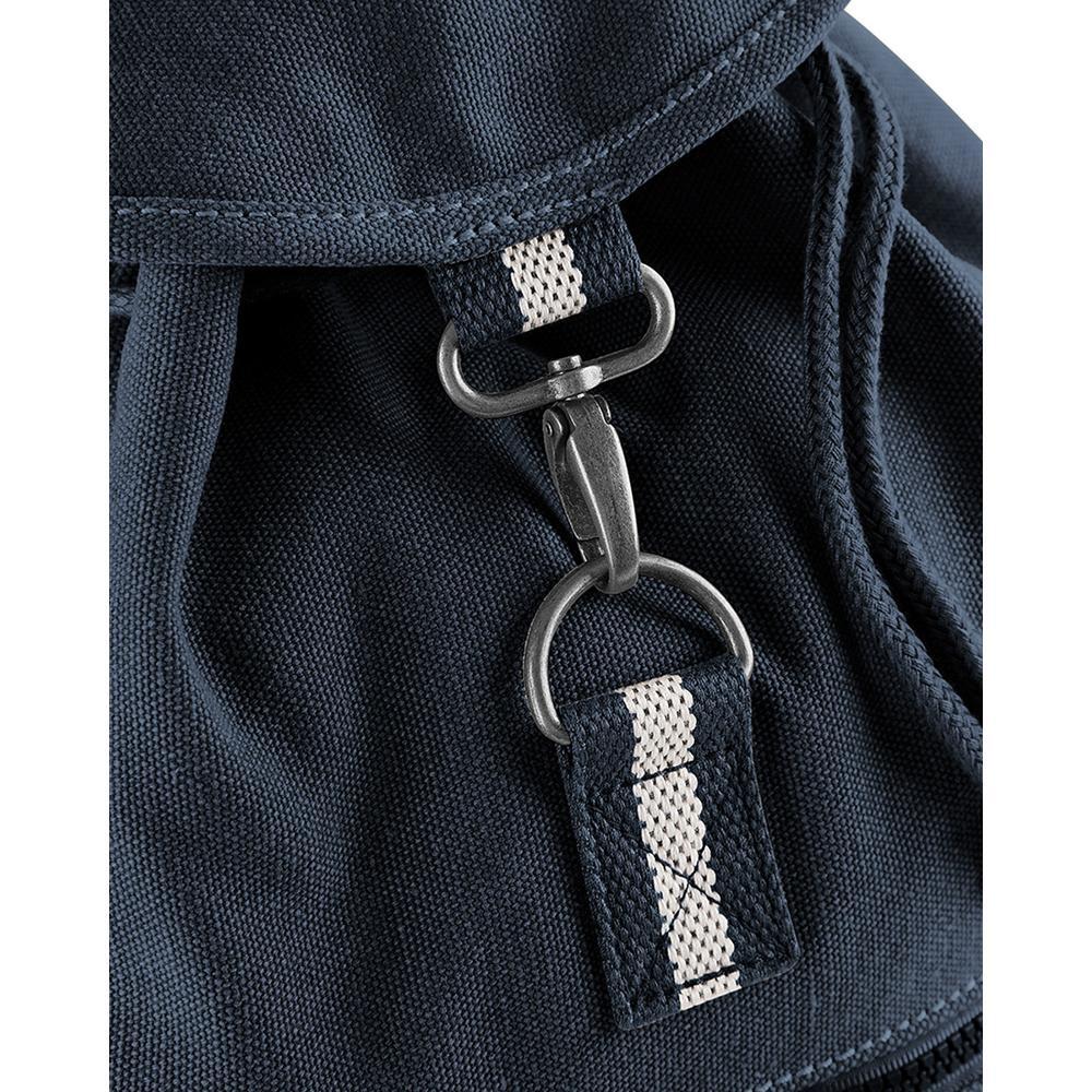 Mochila de tela modelo Vintage (18 litros) Marino 3/4