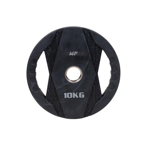 Obciążnik z uchwytami - Gumowy - 10 kg