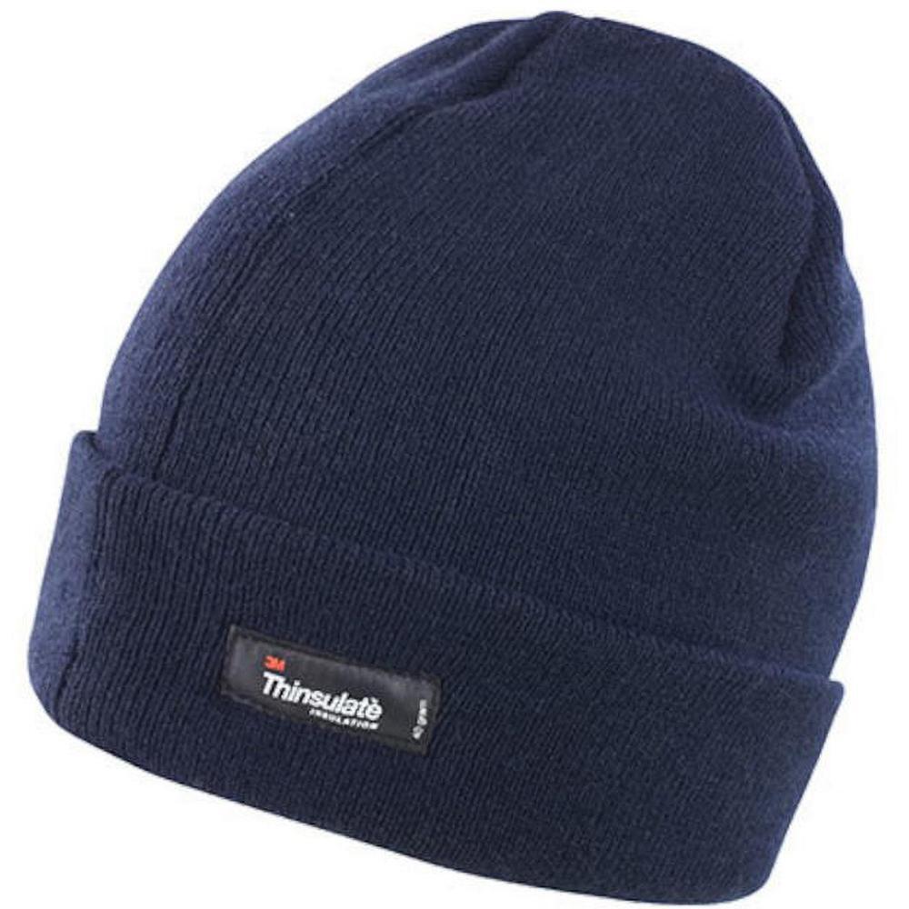 Ski Térmico Woolly/Winter Hat com Isolamento 3M Thinsulate (Azul Marinho) 3/4