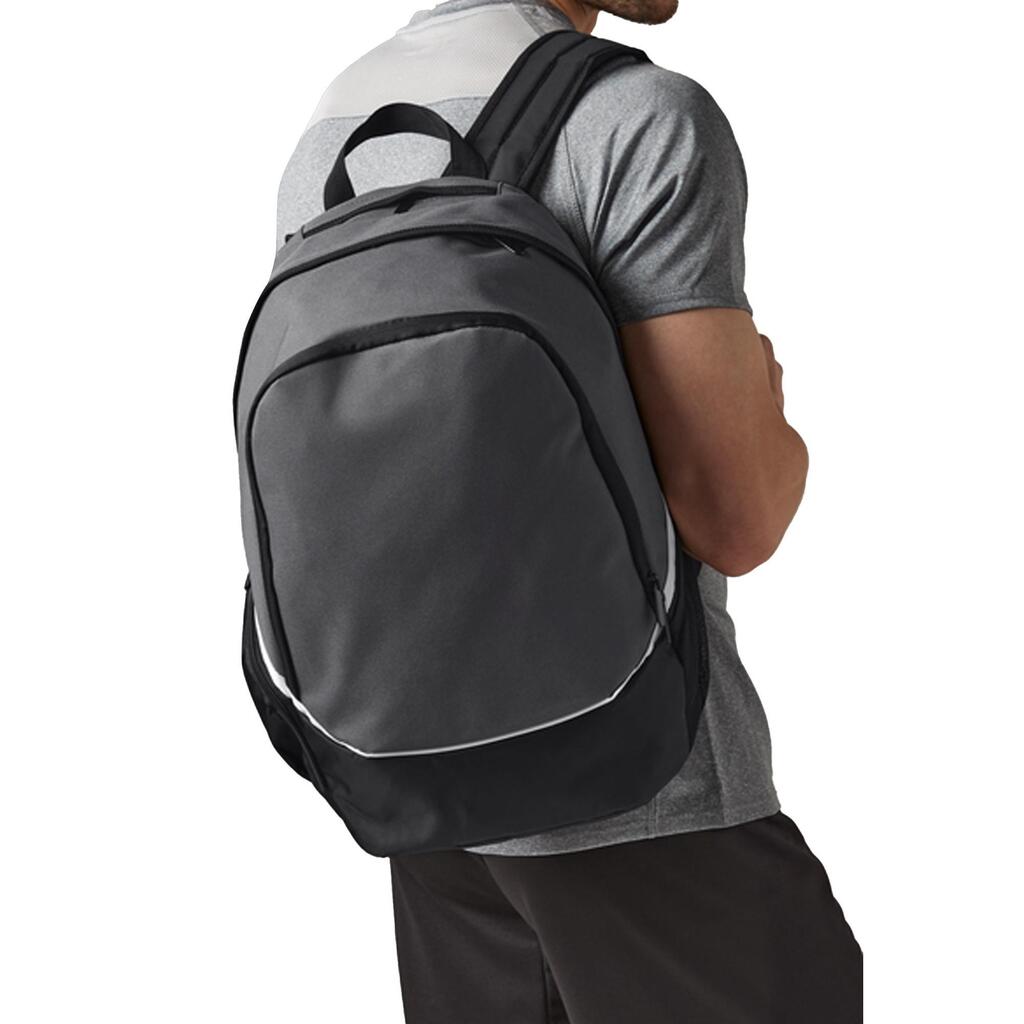 Pro Team Backpack / Rucksack Bag (17 Litres) (Graphite/Black/White)