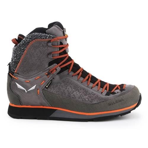 Pantofi peste gleznă drumeţie 613723845 pentru iarnă gri bărbătești