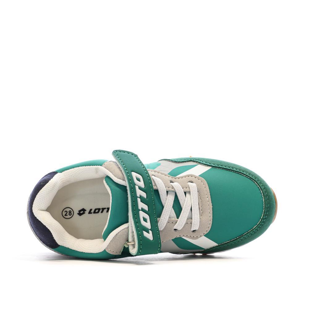 Zapatillas Verdes Lotto Casoria para Niño 4/7