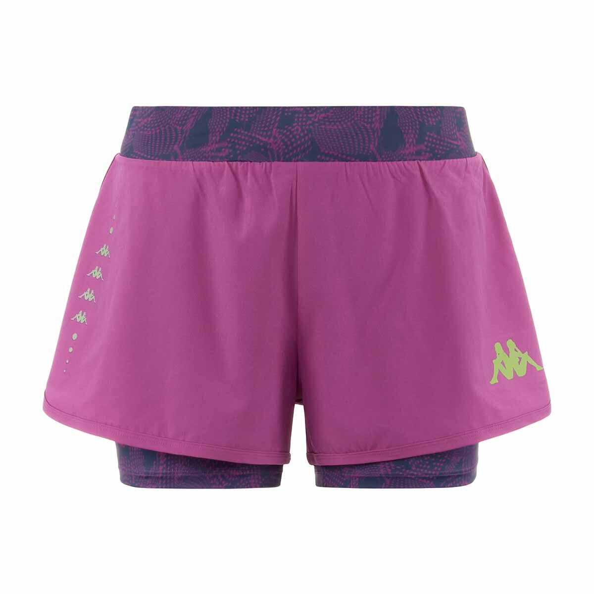 Kappa - Short Running Femme Kombat Feva Fuchsia - Short - Rose - 42 M/l - Decathlon