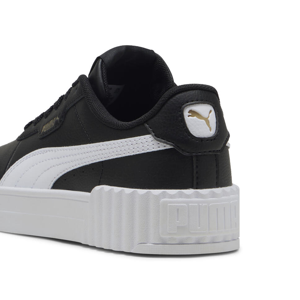 Młodzieżowe sneakersy Carina 3.0 PUMA Black White Gold
