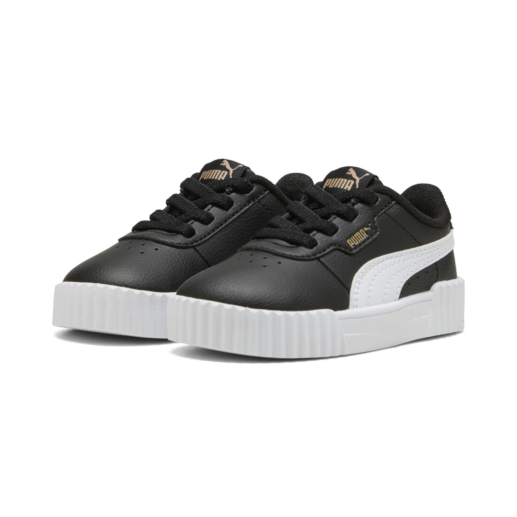 PUMA Carina 3.0 Sneakers Klein Mädchen PUMA Black White Gold