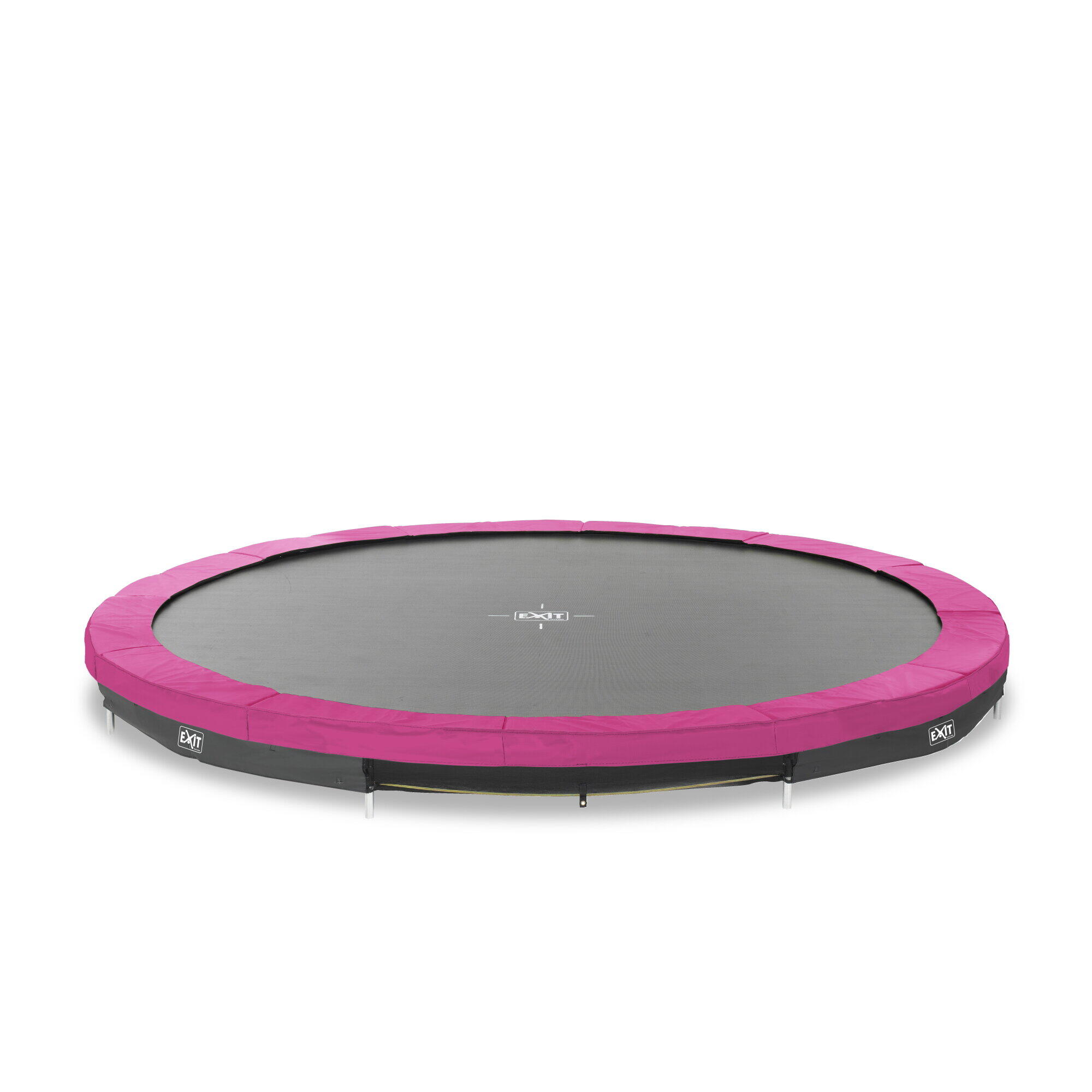 Exit Toys - Trampoline Enterré Silhouette Sports Ø366cm - Trampoline - Rose - Decathlon