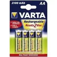 Varta Rechargeable AA HR06 2100 mAh Batteries Pack of 4