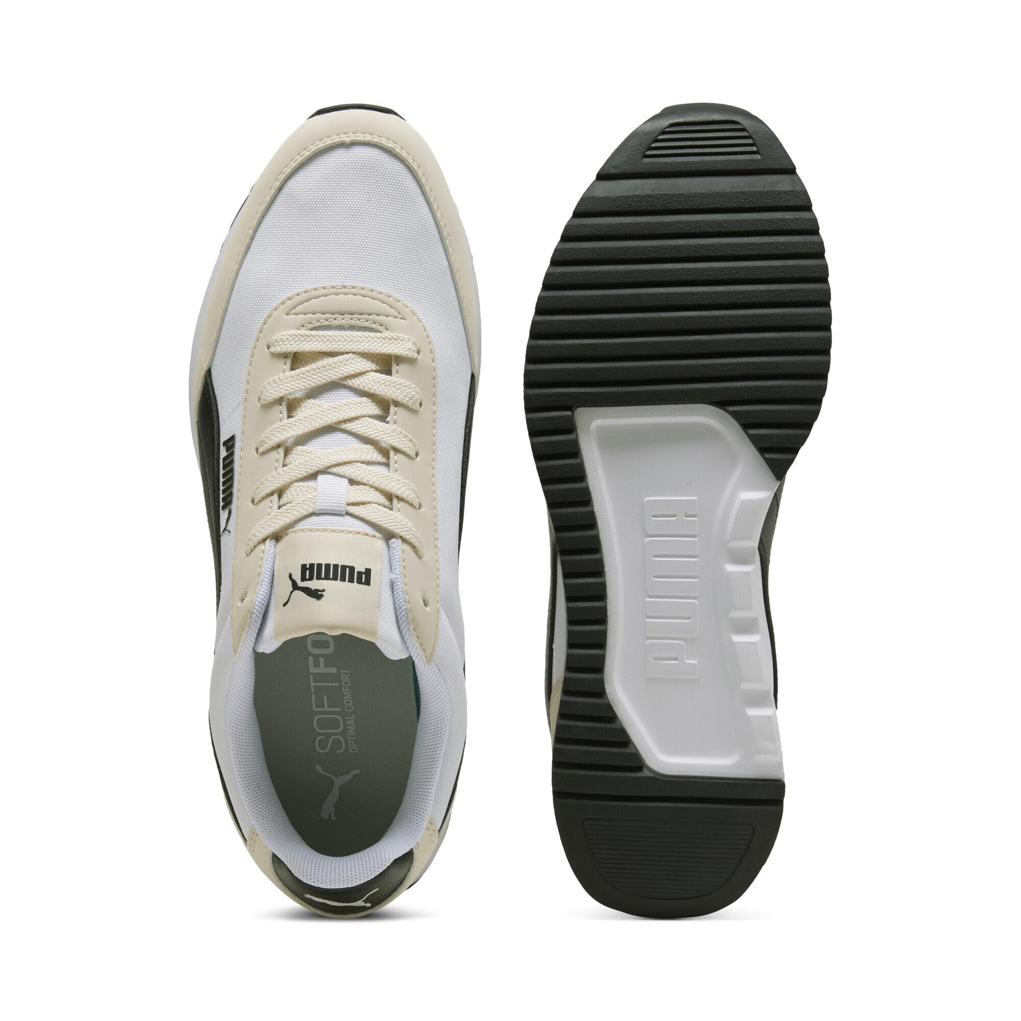 R78 Lightwind sneakers unisex PUMA White Black Alpine Snow 4/7