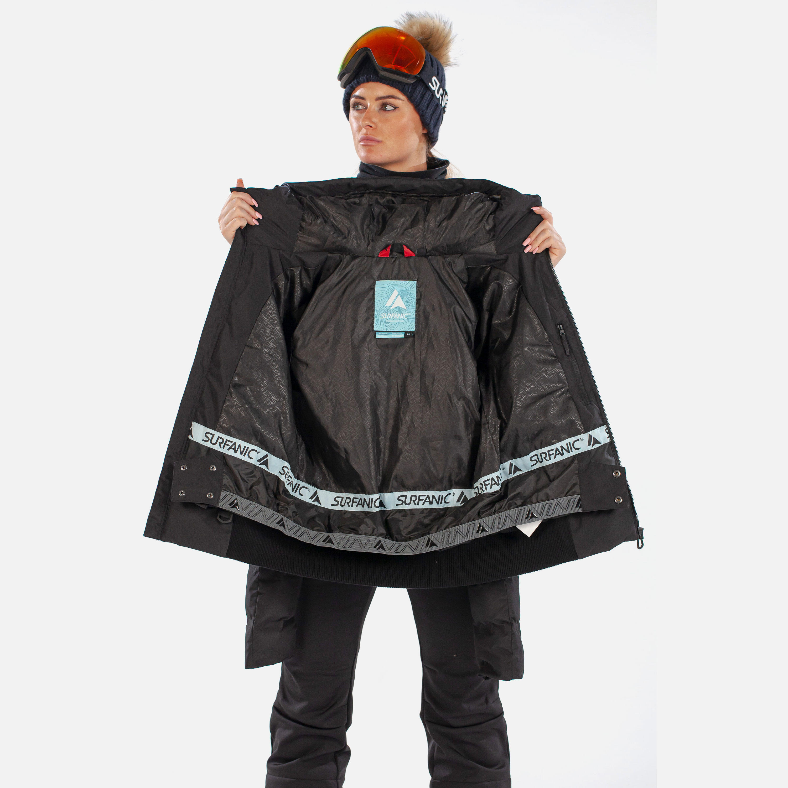 Venus Womens Ski Jacket Black 7/7