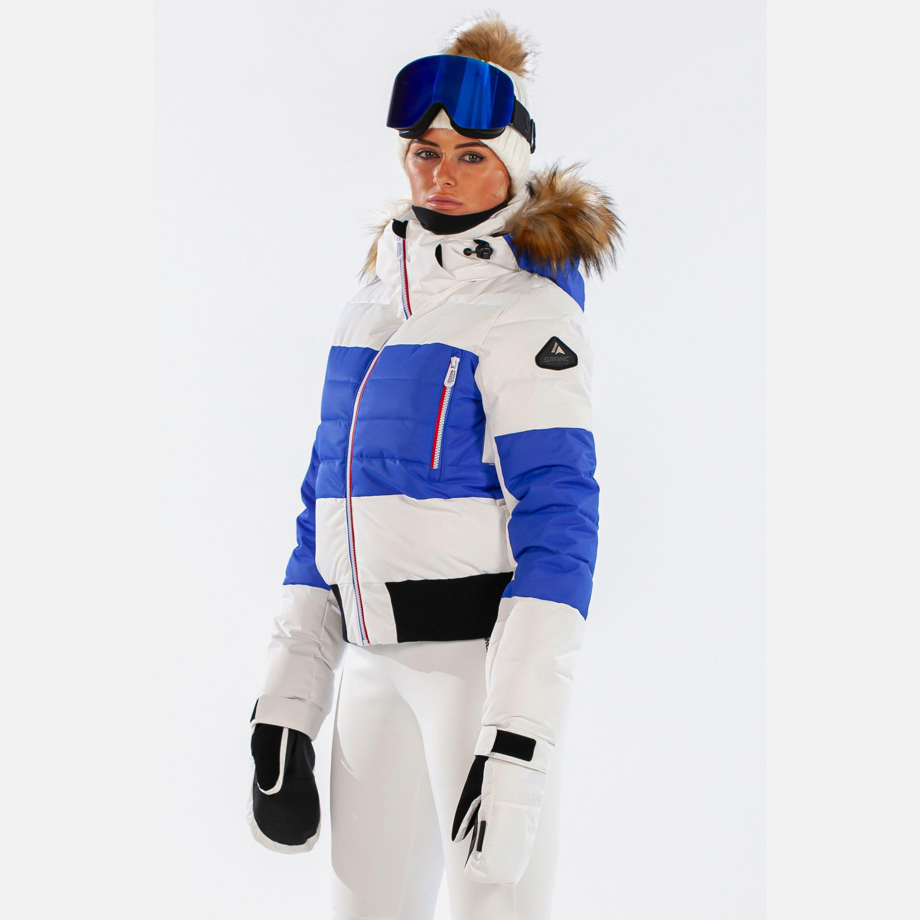 SURFANIC Fiore Womens Ski Jacket White