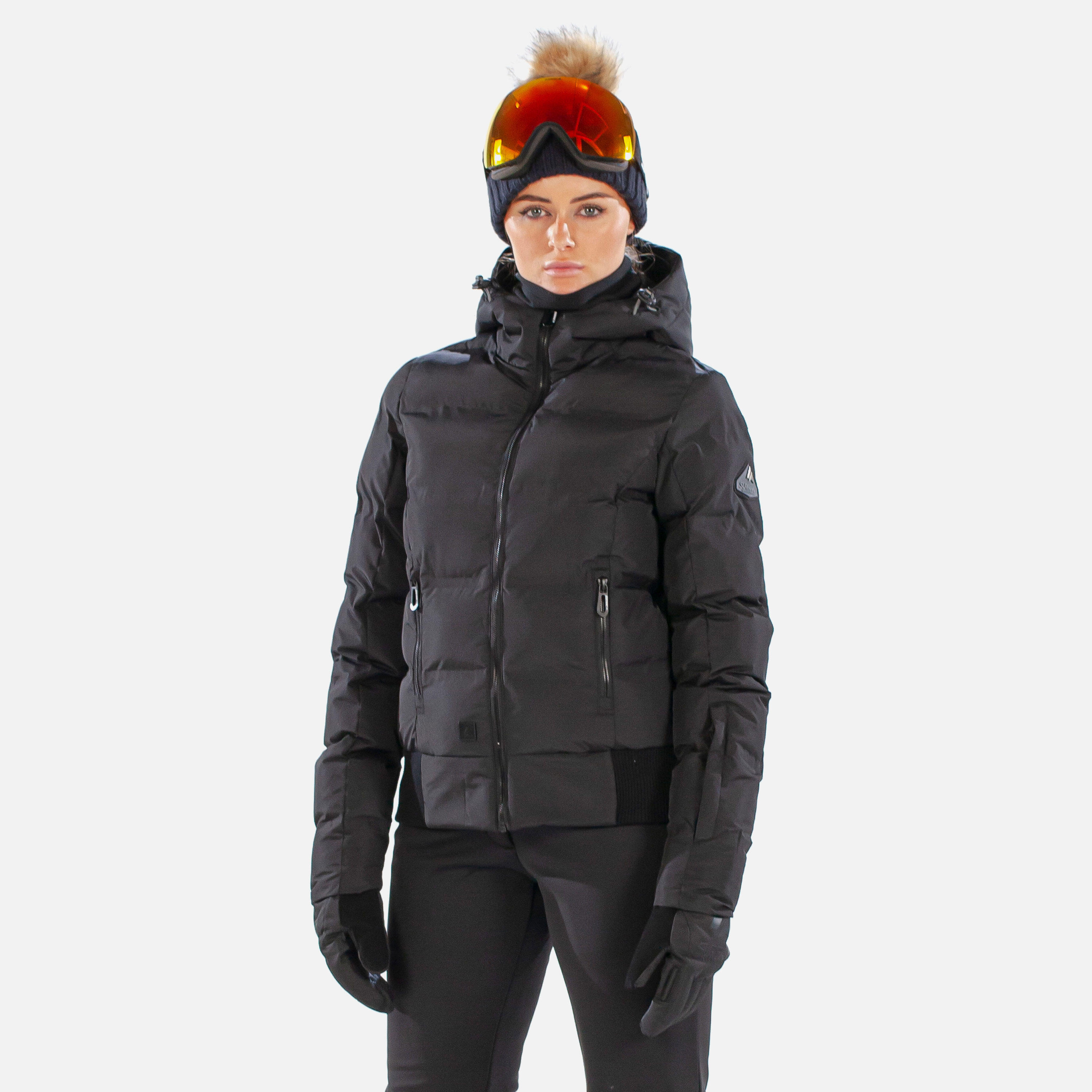 SURFANIC Venus Womens Ski Jacket Black