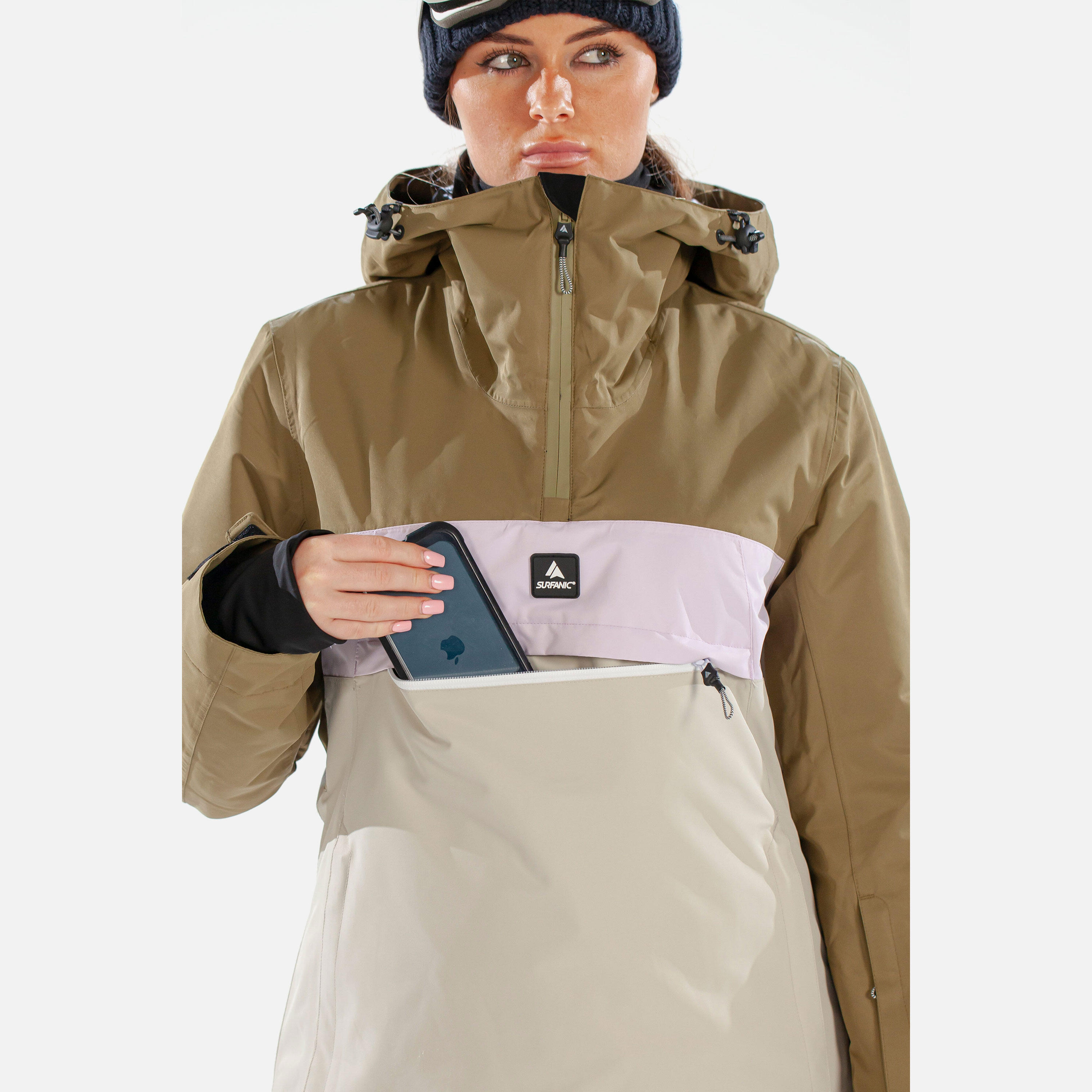 Odyssey Womens Ski Jacket Olive 5/7