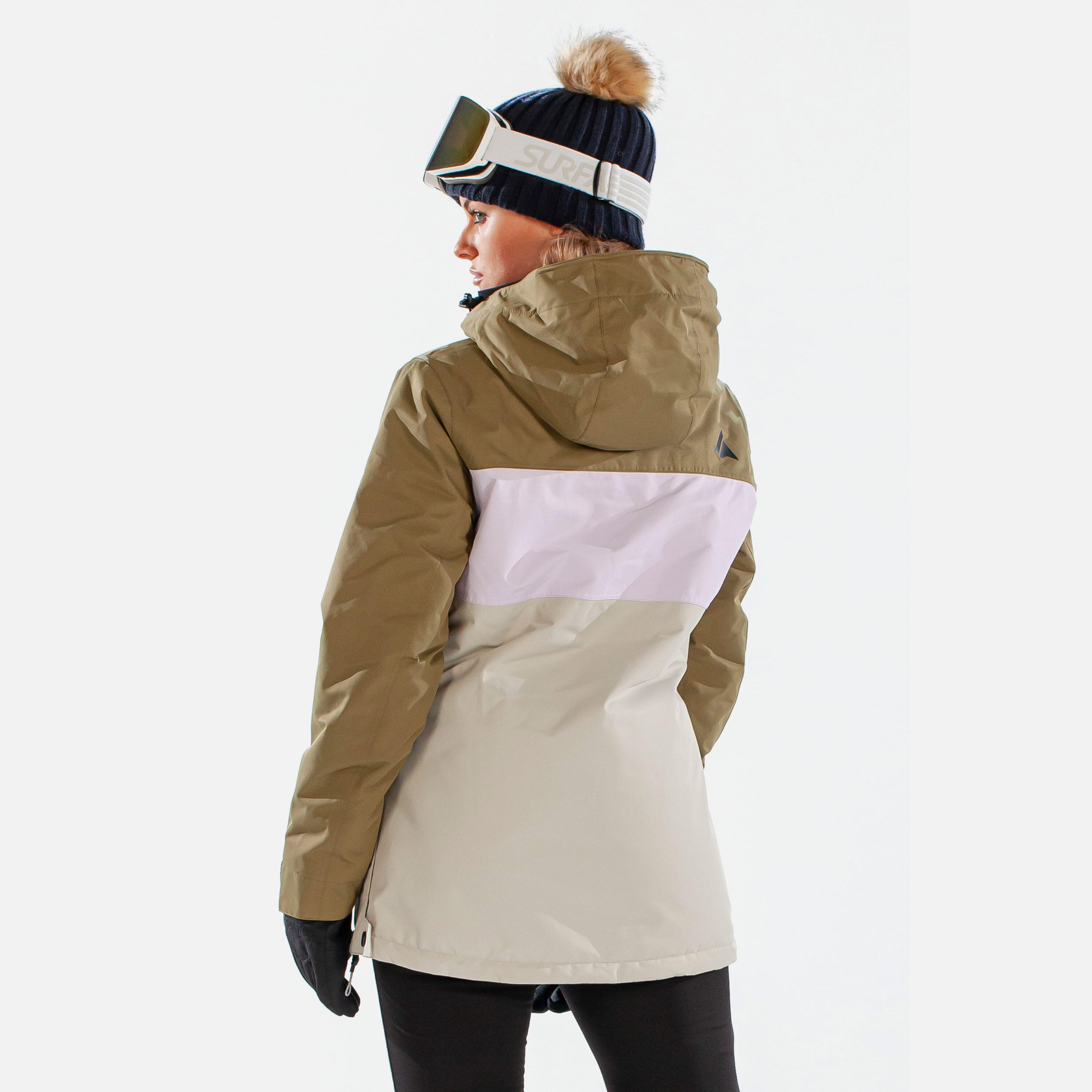 Odyssey Womens Ski Jacket Olive 3/7