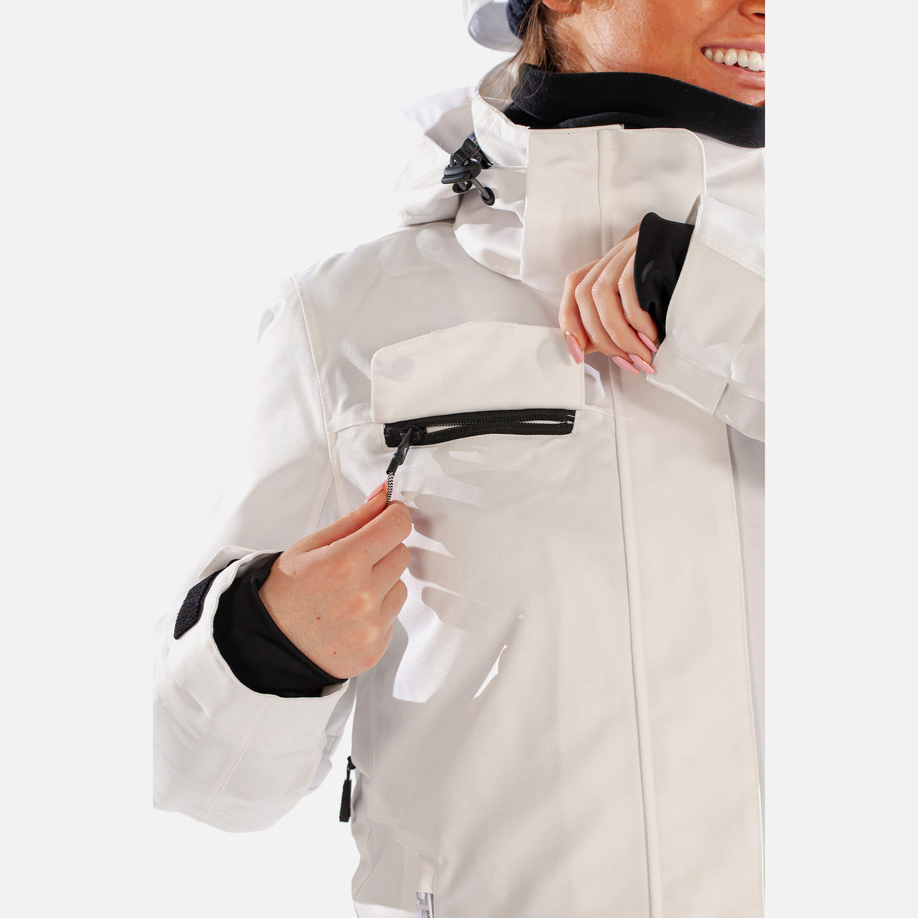 Carve Womens Ski Jacket Optic White 6/7