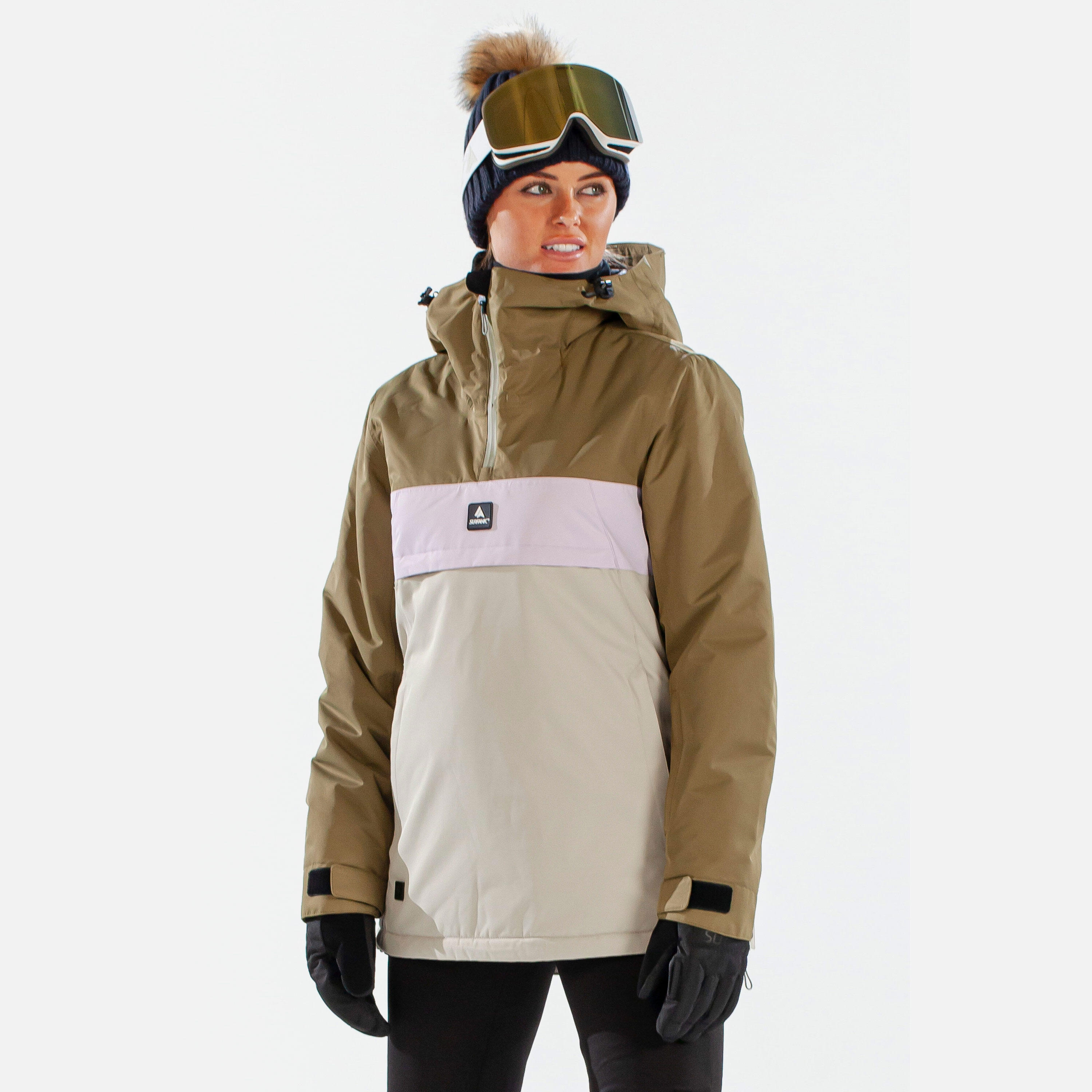 SURFANIC Odyssey Womens Ski Jacket Olive