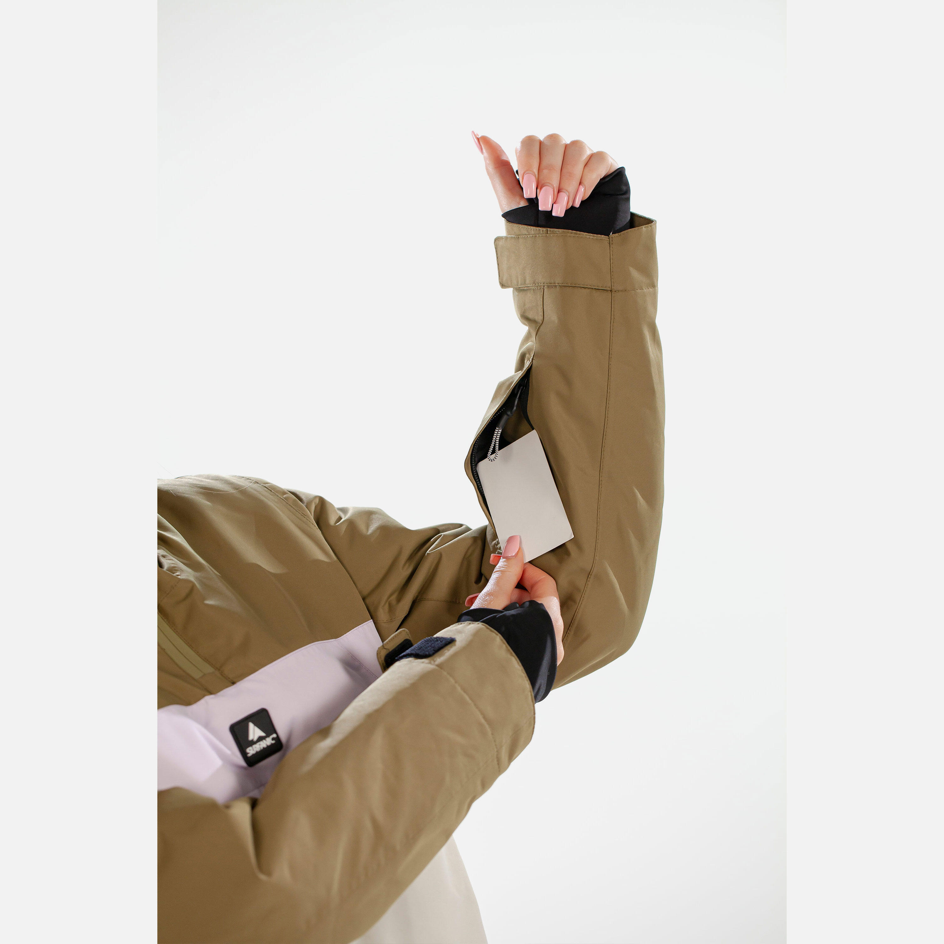 Odyssey Womens Ski Jacket Olive 4/7