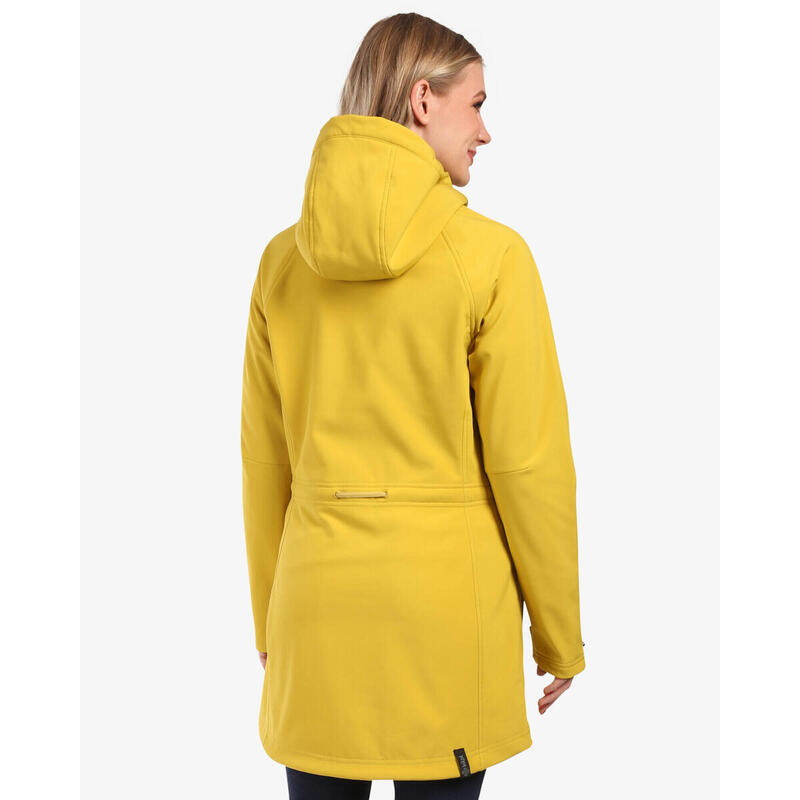 Geaca softshell KILPI Lasika, Galben, Femei