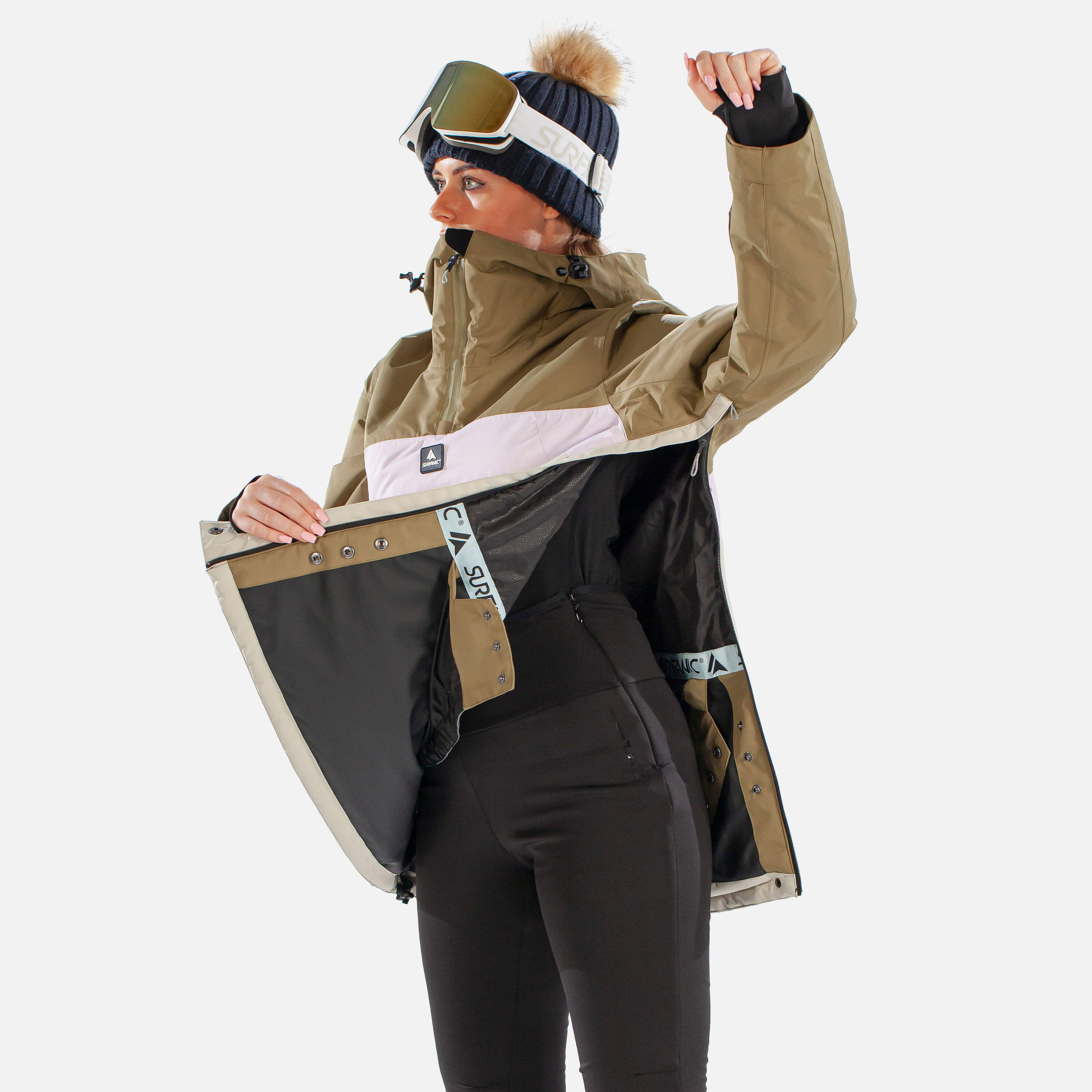 Odyssey Womens Ski Jacket Olive 7/7