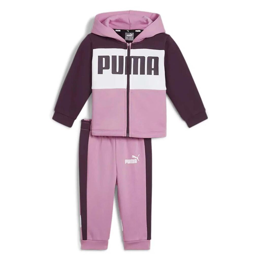 Puma Minicats Colorblock Jogger Tracksuits Fl Junior