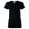 Tshirt À Manches Courtes Coupe Féminine Femme (Noir)