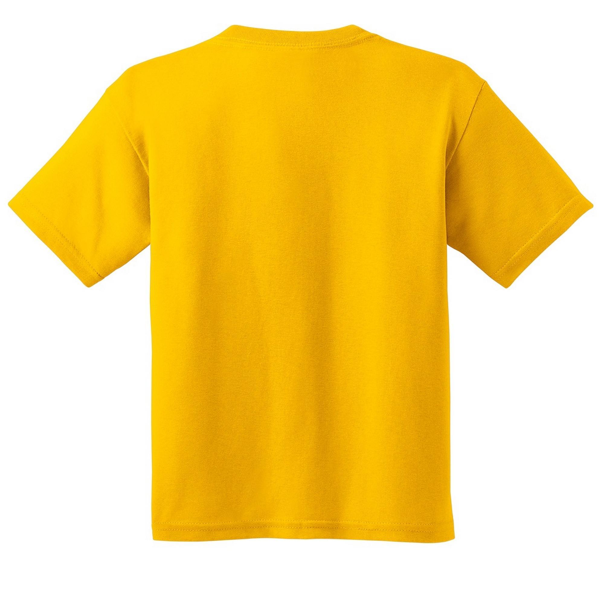 Soft Style Maglietta 100% Cotone Unisex Bambini Gildan Giallo Daisy 2/2