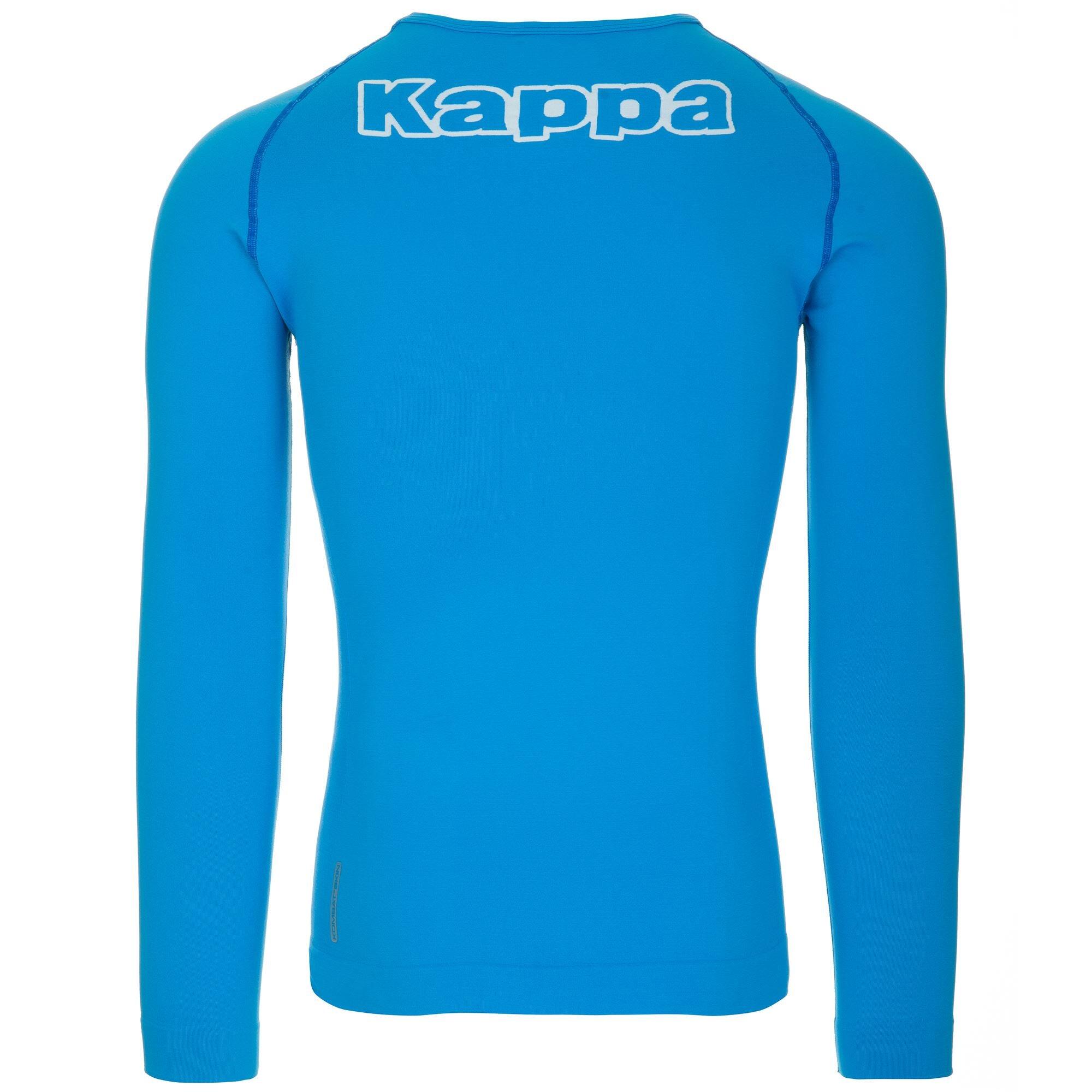 T-shirt da uomo in poliammide blu da calcio 2/4