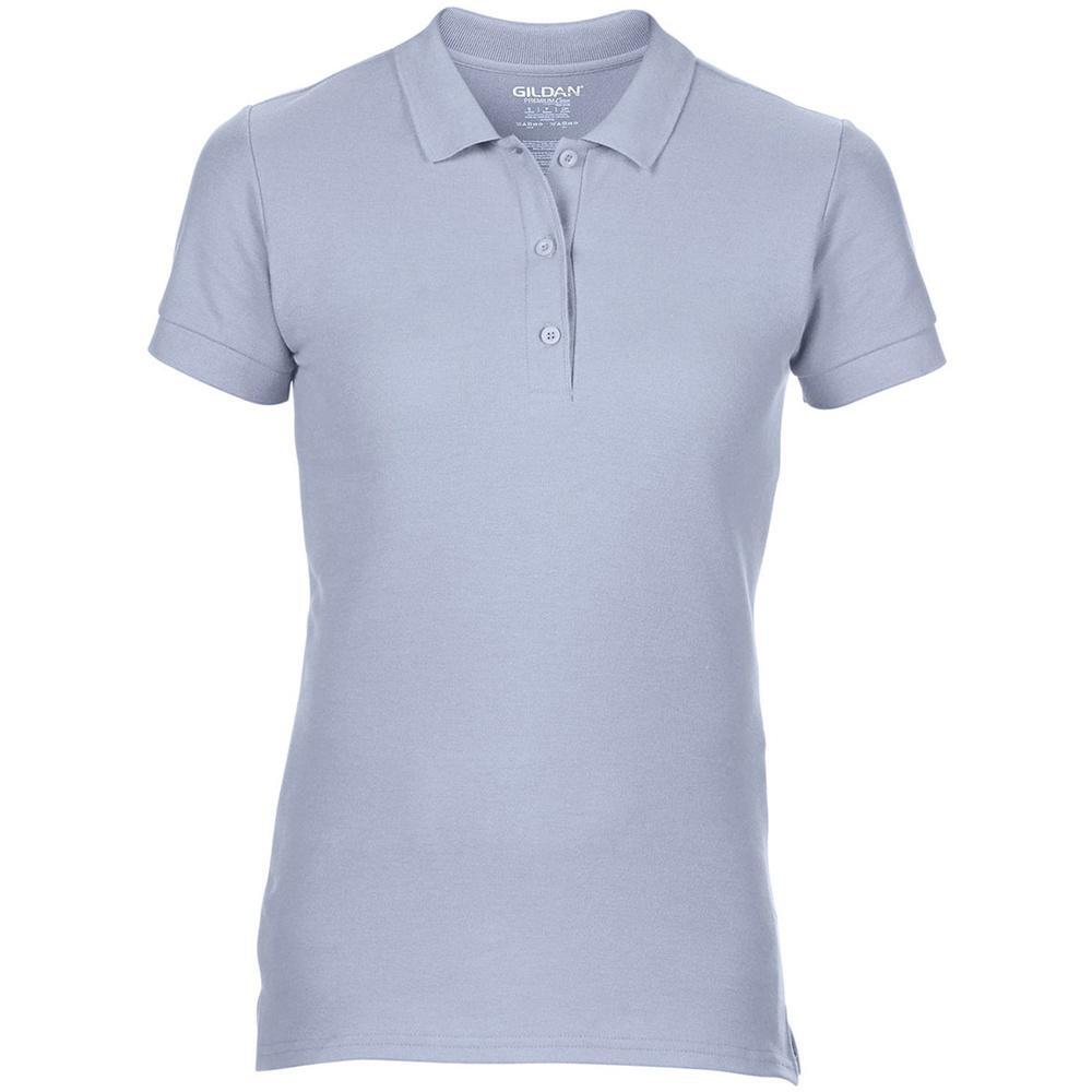 Gildan - Polo Sport Double Pique En Coton Premium Pour Femmes/dames (bleu Clair) - T-shirt Manches Courtes - Bleu - 52 2xl - Decathlon