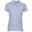 Dames Premium Katoen Sport Dubbel Pique Poloshirt (Lichtblauw)