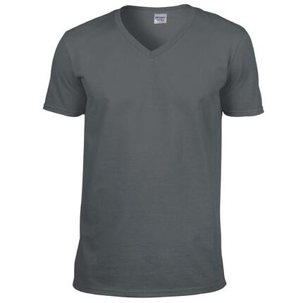 Camiseta básica de manga corta Modelo Soft Style para hombre Blanco