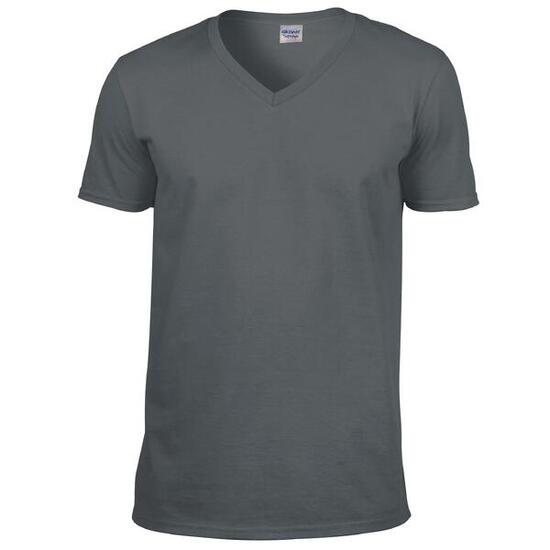 Camiseta básica de manga corta Modelo Soft Style para hombre Blanco