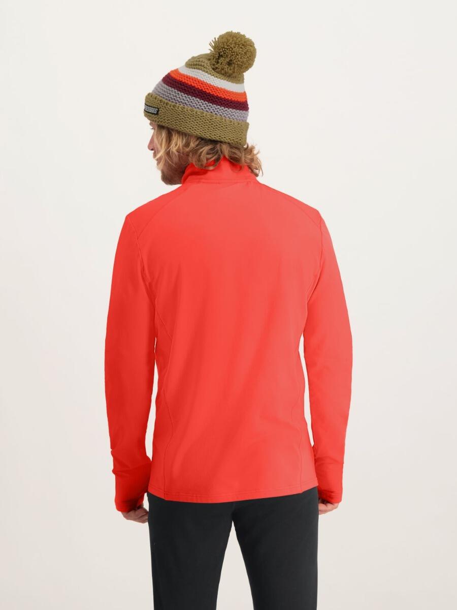 Pull intermédiaire Four Seasons pour homme léger rouge mandarine 2/7