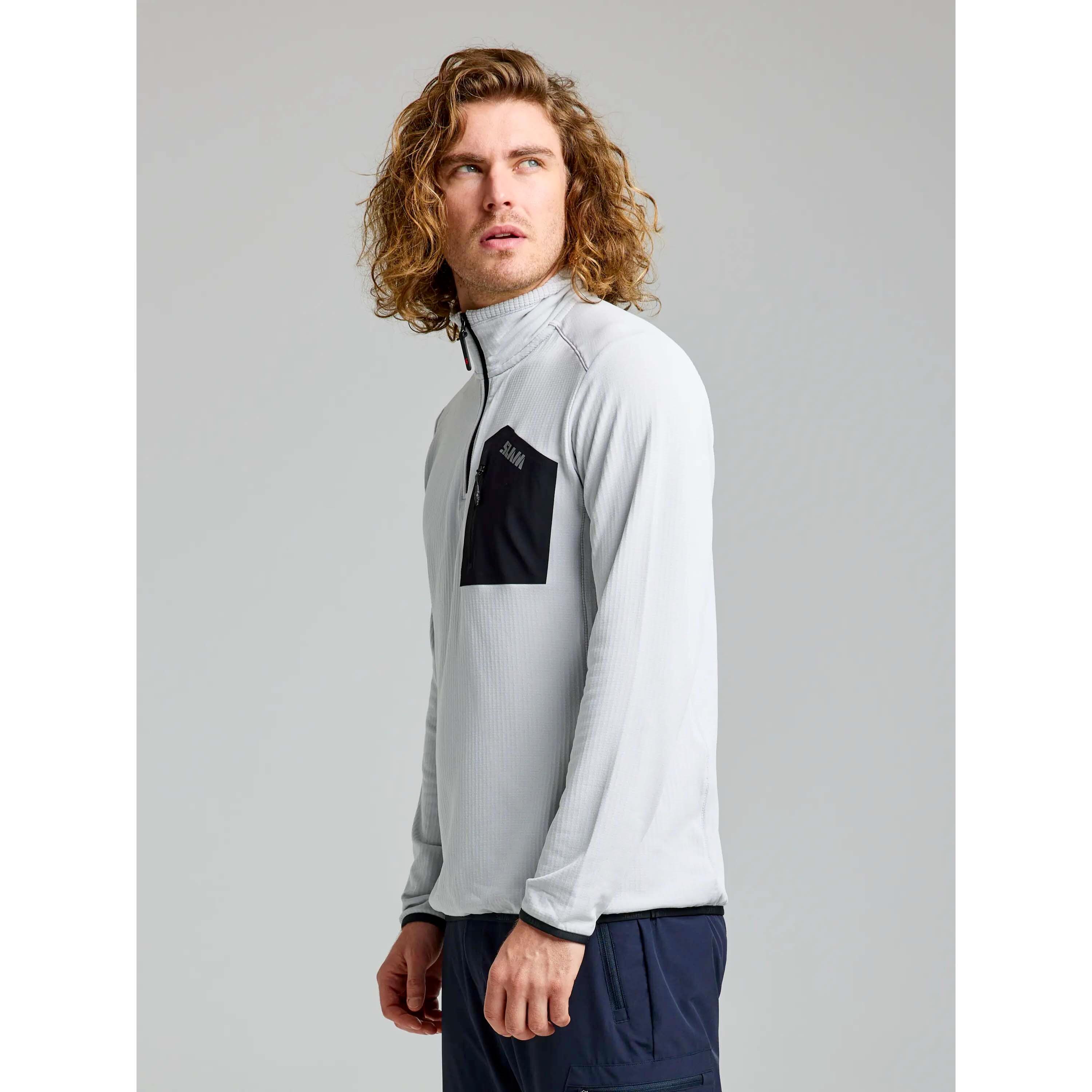 Slam Act Lgt Grid Fleece-Sweatshirt Erwachsene 4/5