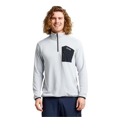 Slam act lgt grid fleece sweatshirt volwassenen