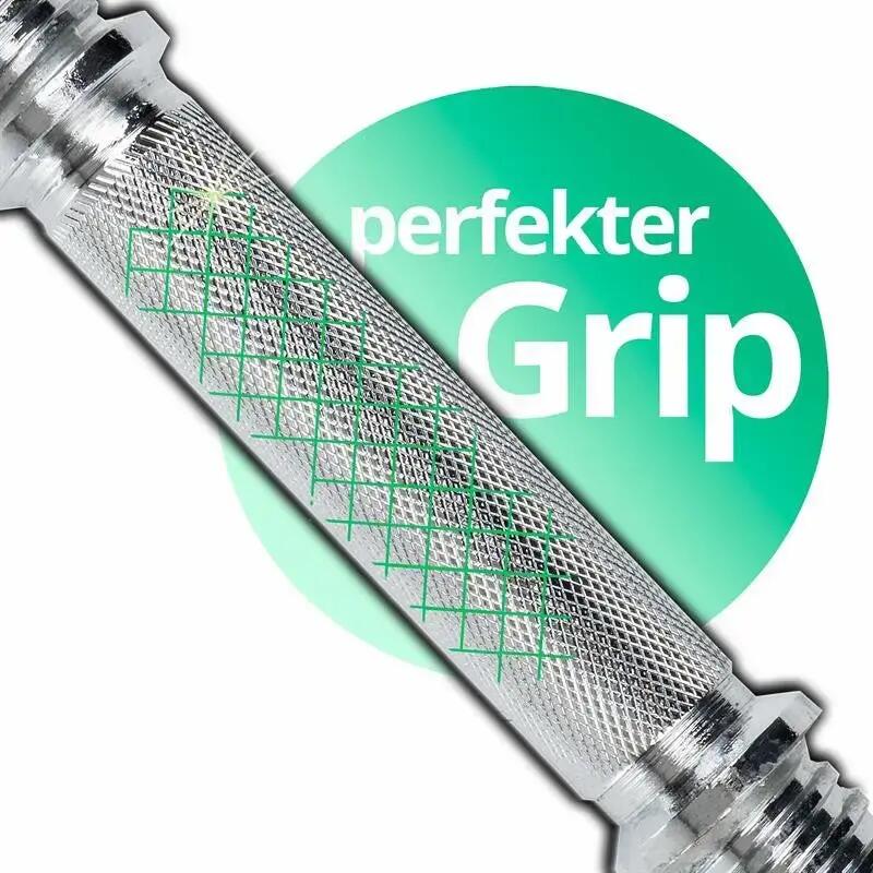 Set gantere cromate 16 piese 15 KG argintiu 5/7