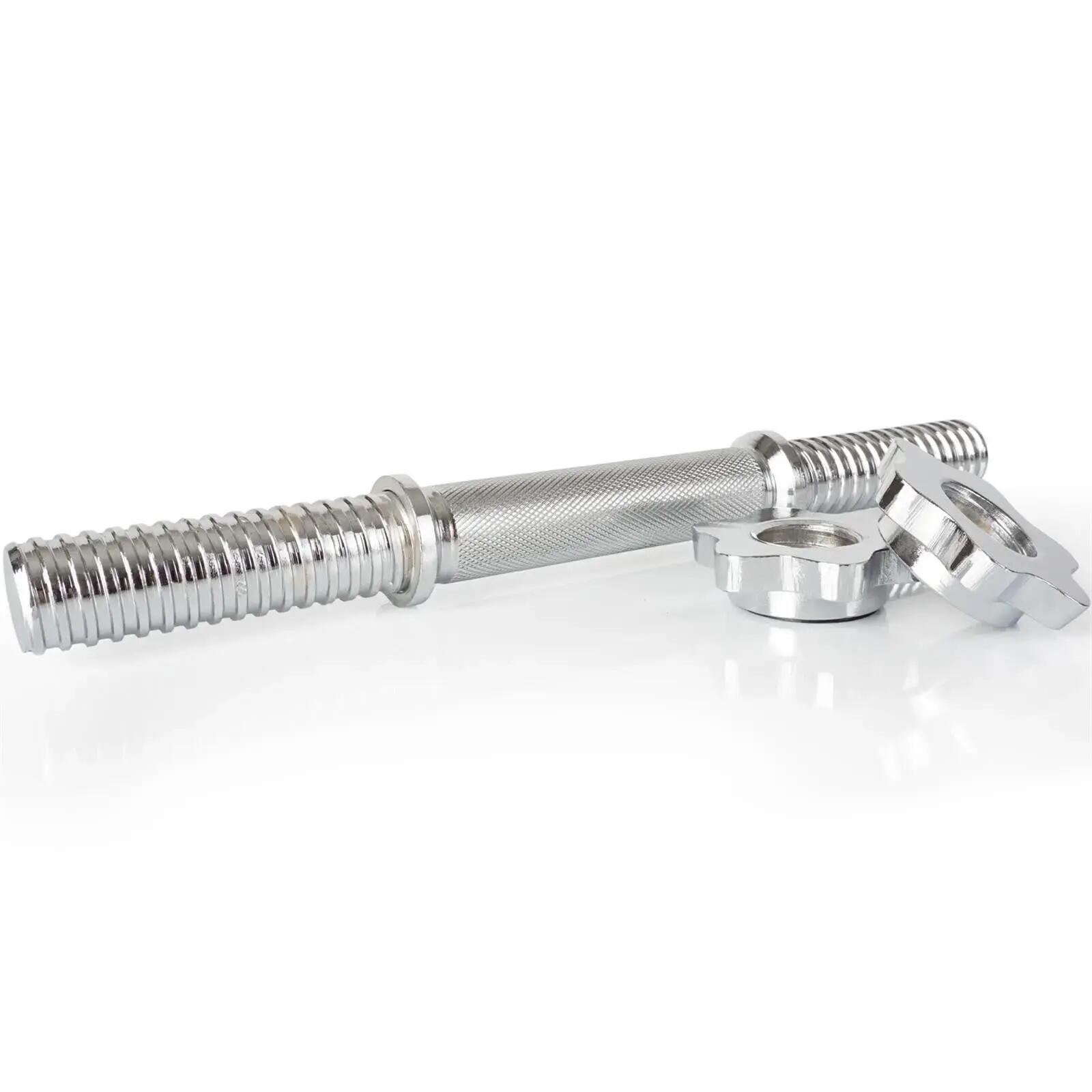 Set gantere cromate 16 piese 15 KG argintiu 6/7