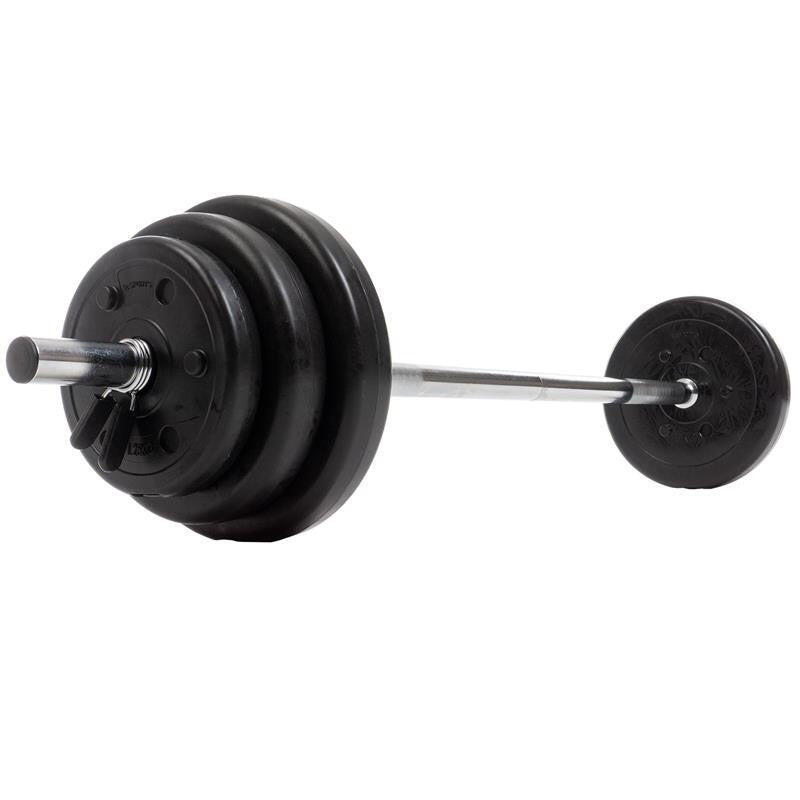 Set de haltere, 30 mm, 17.5 KG 17,5 KG (2x5 KG + 2x2,5 KG + 2x1,25 KG), cromat,