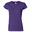 Tshirt À Manches Courtes Femmes (Violet)
