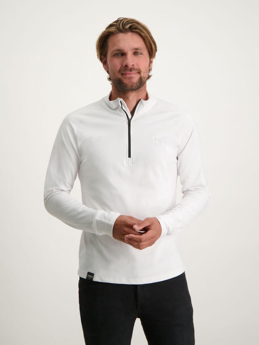 POEDERBAAS Skipullover für Herren Arctic White